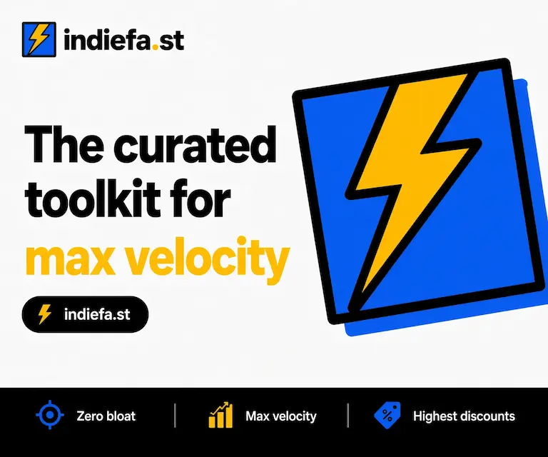 IndieFast - The curated toolkit for max velocity